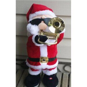 Santa Claus Trombone Christmas Jazz Saints Go Marc